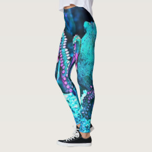 Leggings Polainas bilateral simétricas del pulpo