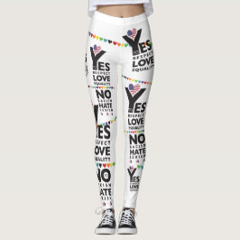 Leggings Polainas blancas