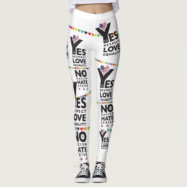 Leggings Polainas blancas (Anverso)