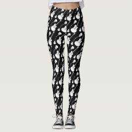 Leggings Polainas blancas de la guitarra