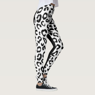 Leggings Polainas blancas negras de Jaguar