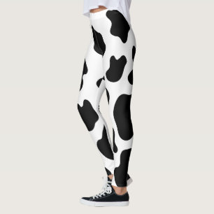 Leggings Polainas blancos y negros del modelo de la