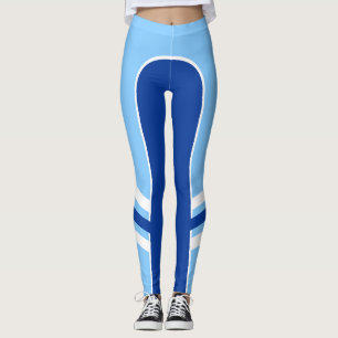 Leggings Polainas brillantes 2 de la banda lateral del