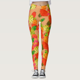 Leggings Polainas brillantes del cactus
