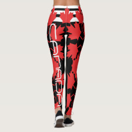 LEGGINGS POLAINAS CANADIENSES HAVIC ACD DEL NEGRO DE LA