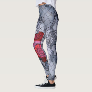 Leggings Polainas color de rosa negras