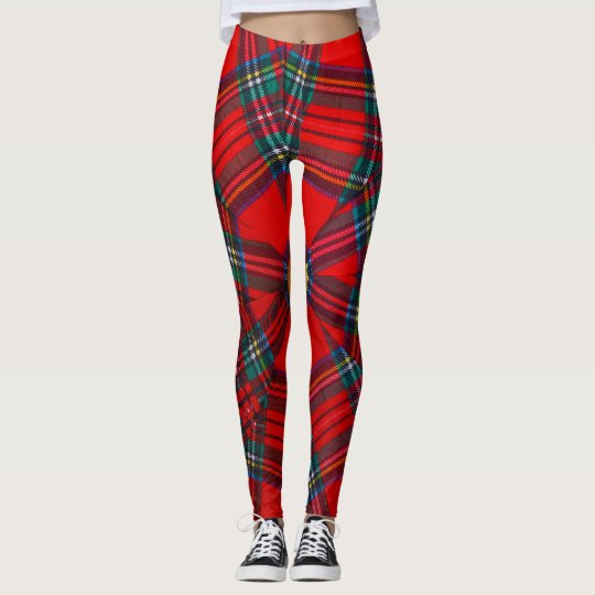 Leggings polainas coloreadas escocés del vórtice