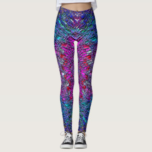 Leggings Polainas con arte abstracto