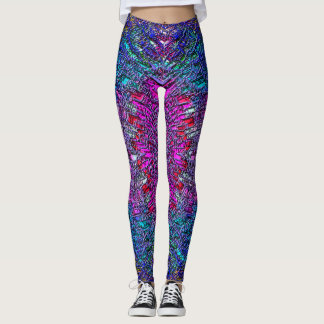 Leggings Polainas con arte abstracto