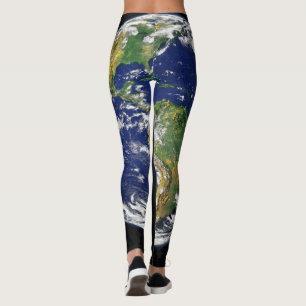 Leggings Polainas con diseño de la tierra
