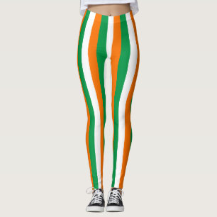 Leggings Polainas con la bandera de Irlanda