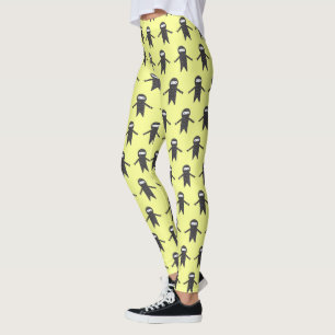 Leggings Polainas corrientes de Ninja