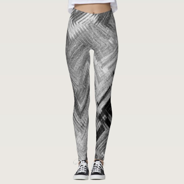 Leggings Polainas de acero cepilladas del artista C.L. (Anverso)