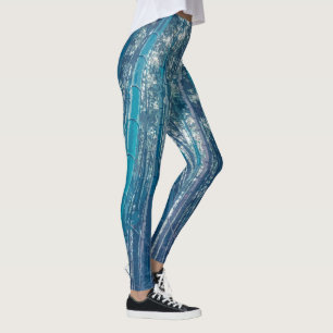 Leggings Polainas de bambú elegantes de las ilustraciones
