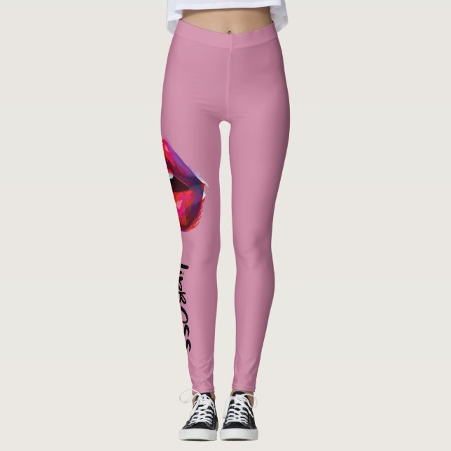 Leggings Polainas de BOSS del labio (Anverso)