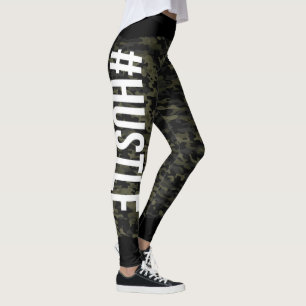 Leggings Polainas de Camo del #HUSTLE