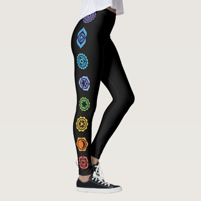 Leggings Polainas de Chakras (Derecha)