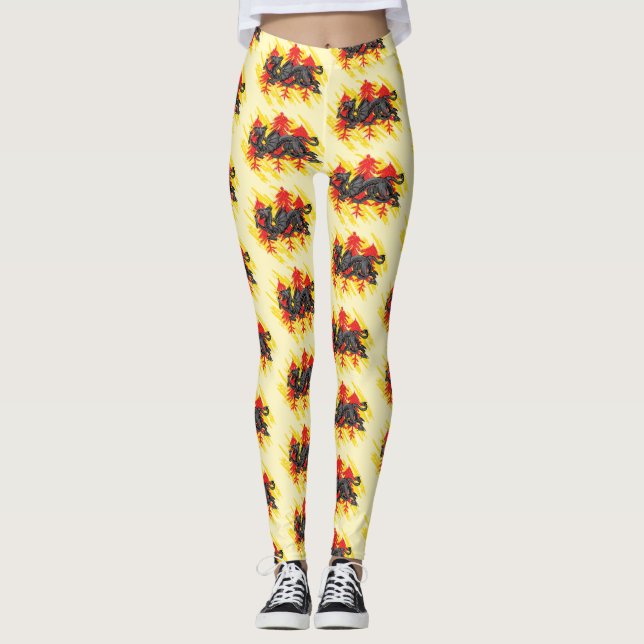 Leggings Polainas de Drachenwald (Anverso)