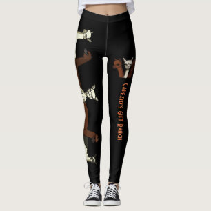 Leggings Polainas de encargo de la alpaca