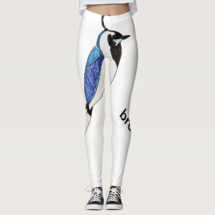 Leggings Polainas de Jay de la urraca