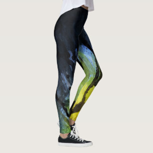 Leggings Polainas de la acuarela