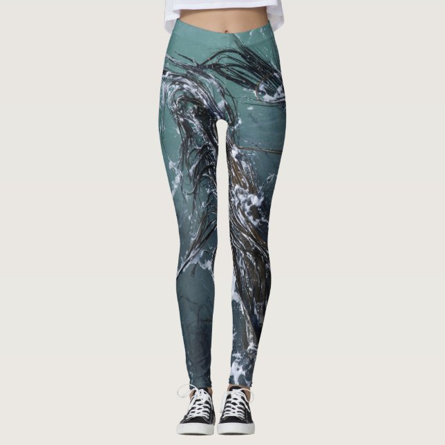 Leggings Polainas de la alga marina (Anverso)