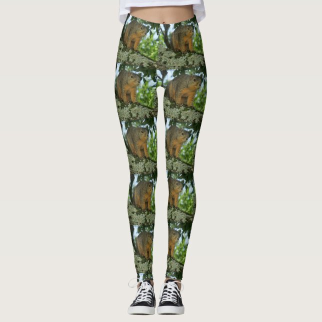 Leggings Polainas de la ardilla (Anverso)