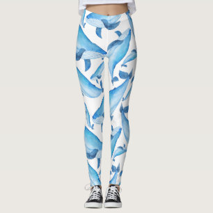 Leggings Polainas de la ballena jorobada