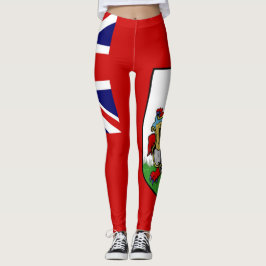 Leggings Polainas de la bandera de Bermudas