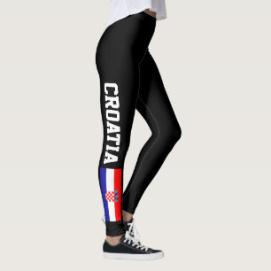 Leggings Polainas de la bandera de Croacia para el