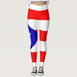 Leggings Polainas de la bandera de Puerto Rico