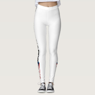 Leggings Polainas de la bandera de Puerto Rico para los