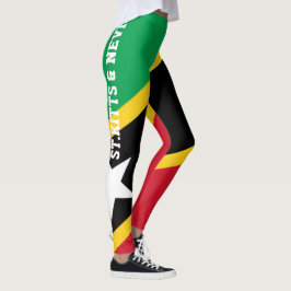 Leggings Polainas de la bandera de St.Kitts y de Nevis