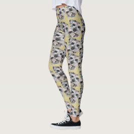 Leggings Polainas de la barba del Schnauzer