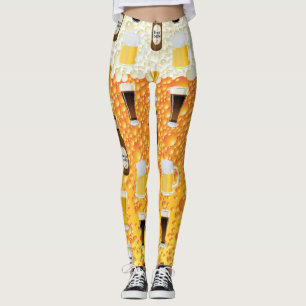 Leggings Polainas de la botella de cerveza