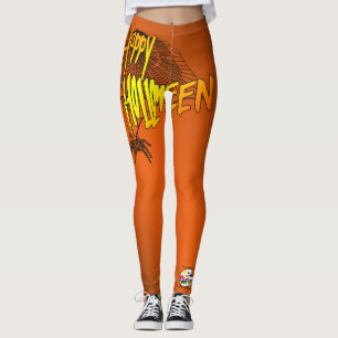 Leggings Polainas de la bruja de la calabaza del fantasma