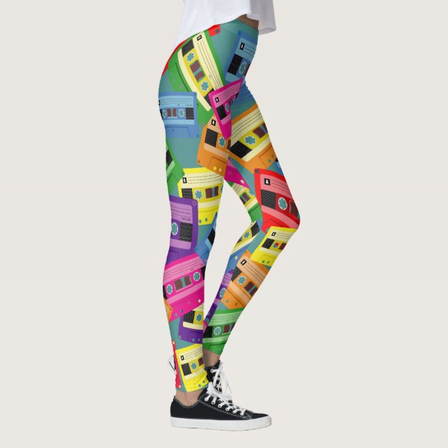 Leggings Polainas de la cinta de la mezcla (Derecha)