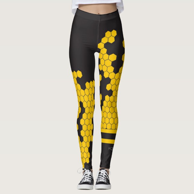 Leggings Polainas de la colmena (Anverso)