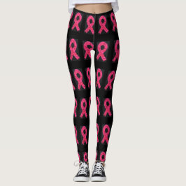 Leggings Polainas de la conciencia del cáncer de pecho