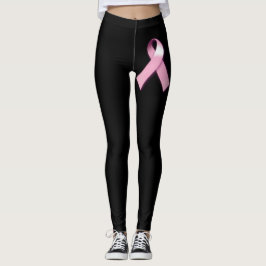 Leggings Polainas de la conciencia del cáncer de pecho