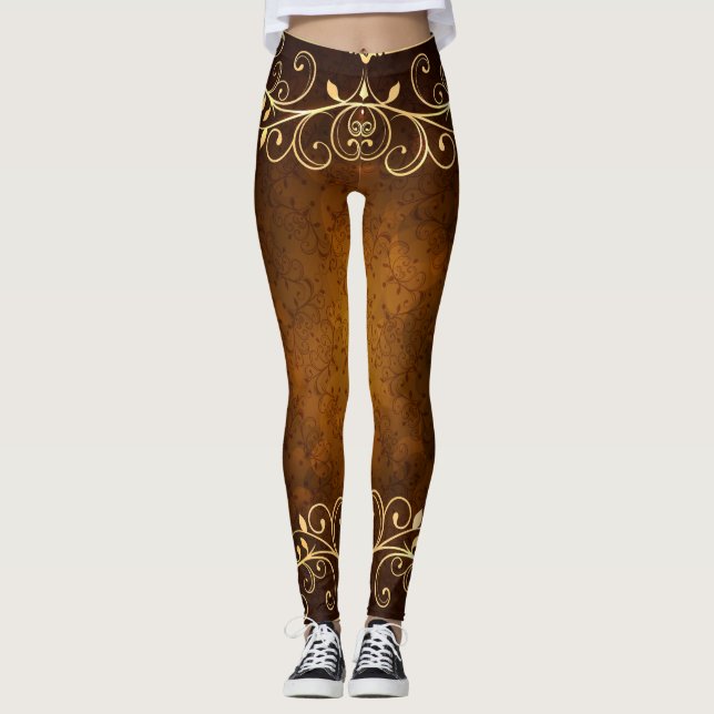 Leggings Polainas de la danza de Belly (Anverso)
