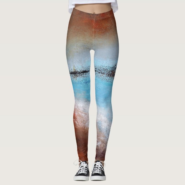 Leggings Polainas de la danza del extracto II de la (Anverso)