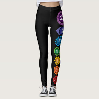 Leggings Polainas de la diosa de Chakra Reiki Ninja