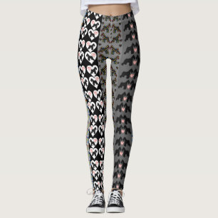 Leggings Polainas de la diversión del Schnauzer