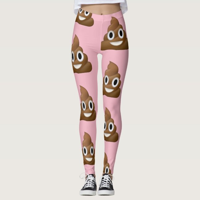 Leggings Polainas de la emoji del impulso (Anverso)