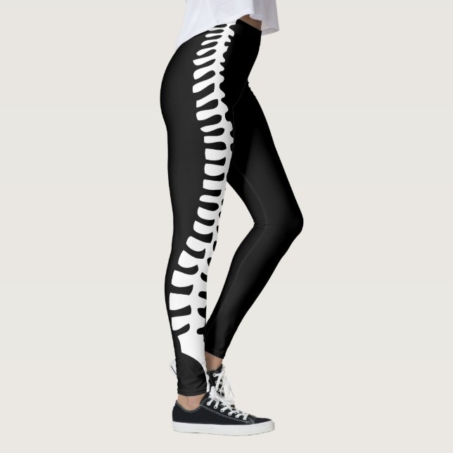 Leggings Polainas de la espina dorsal de la quiropráctica (Derecha)