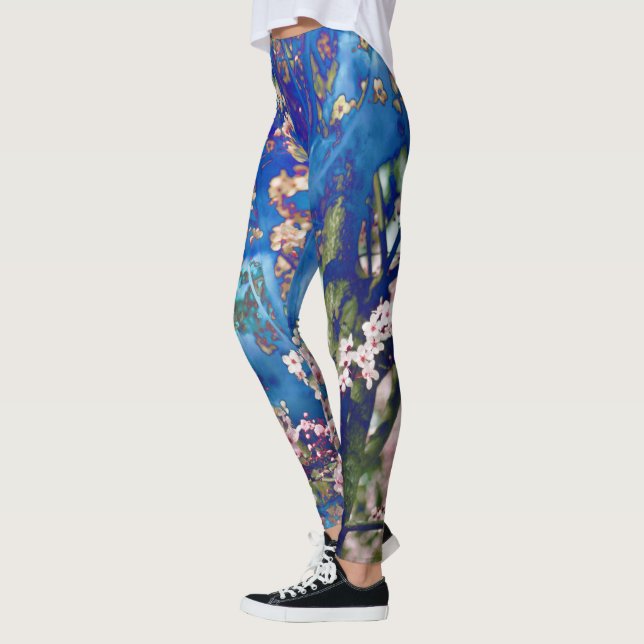 Leggings Polainas de la flor de cerezo (Izquierda)