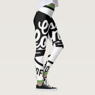 Leggings Polainas de la gira del café del campo a través