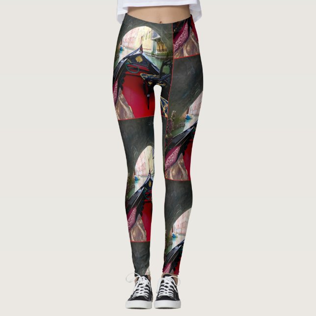 Leggings Polainas de la góndola del La (Anverso)