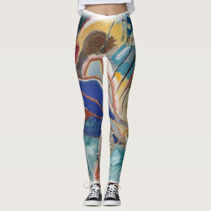 Leggings Polainas de la impresión de Kandinski
